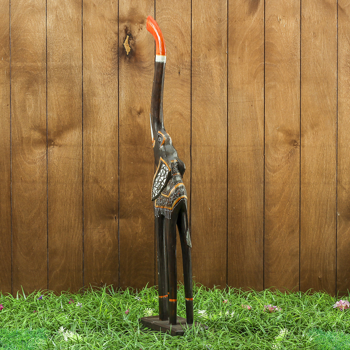 Сувенир дерево "Слон тёмный" 16х9х80 см