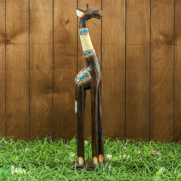 Сувенир дерево "Жираф тёмный" 15х8х60 см