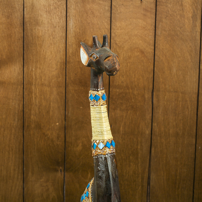 Сувенир дерево "Жираф тёмный" 15х8х60 см