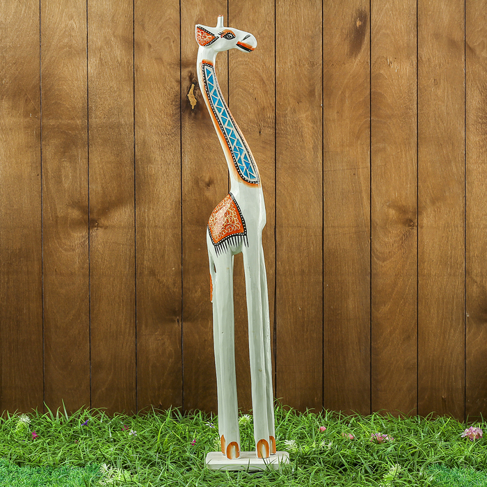 Сувенир дерево "Жираф светлый" 17х10х80 см