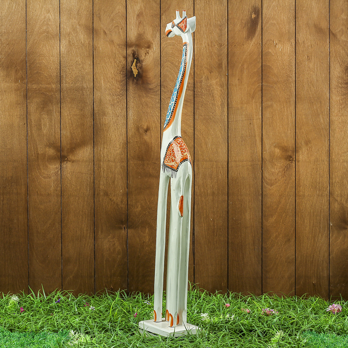Сувенир дерево "Жираф светлый" 17х10х80 см