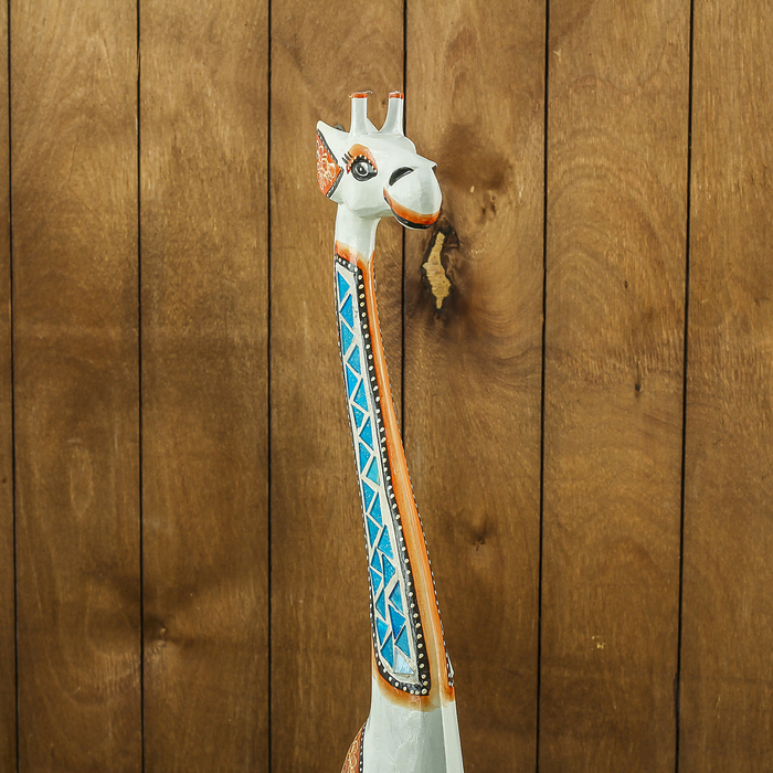 Сувенир дерево "Жираф светлый" 17х10х80 см