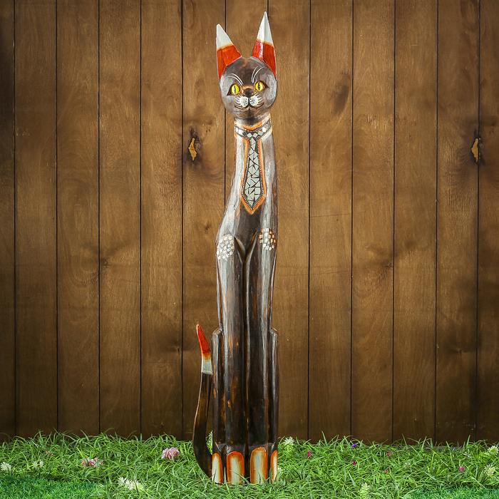 Сувенир дерево "Кошка с блестяшками" 16х7х100 см