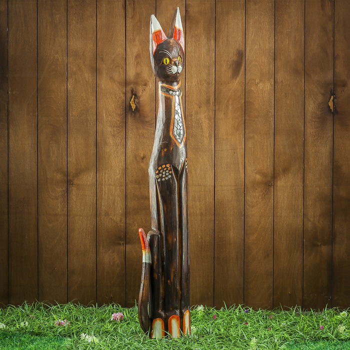 Сувенир дерево "Кошка с блестяшками" 16х7х100 см