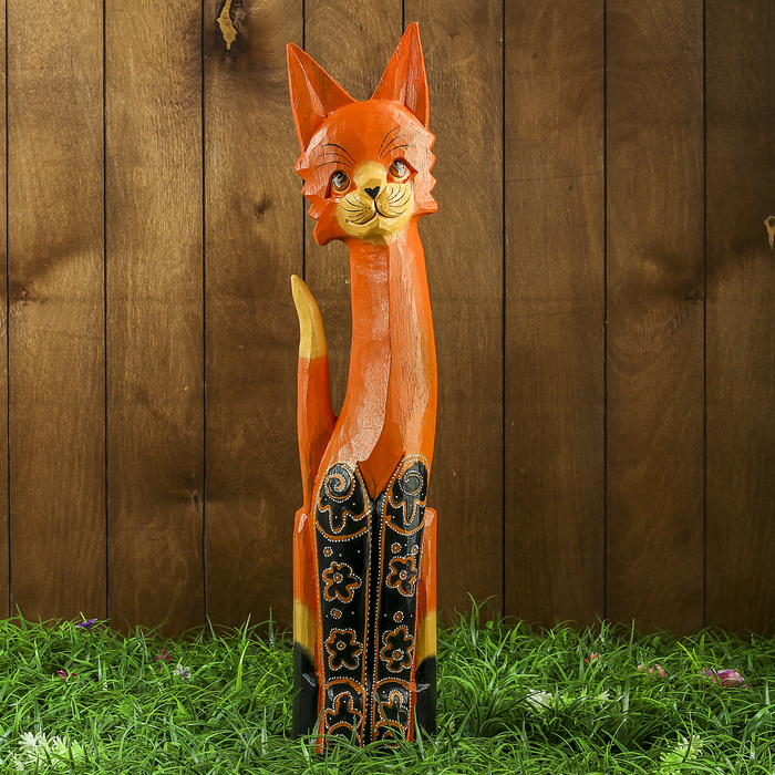 Сувенир дерево "Кошка милаха" 12,5х5,5х60 см