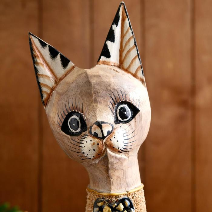 Сувенир дерево "Кошечка прелесть" 12,5х5,5х60 см