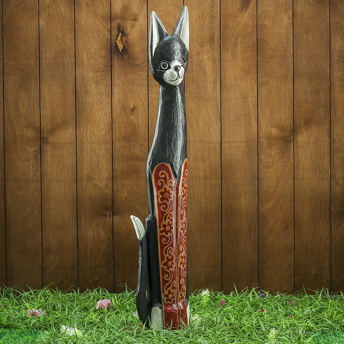 Сувенир дерево "Кошка красавица" 14х6х80 см