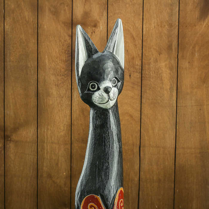 Сувенир дерево "Кошка красавица" 14х6х80 см