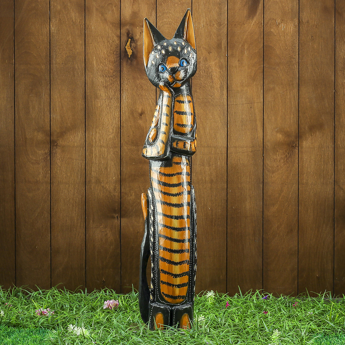 Сувенир дерево "Кошечка в ожидании чуда" 14х6х80 см