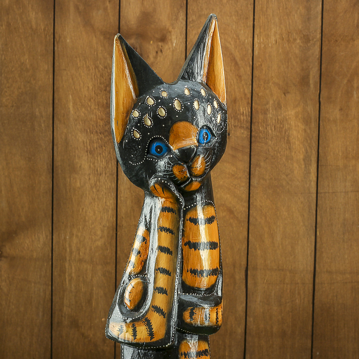 Сувенир дерево "Кошечка в ожидании чуда" 14х6х80 см