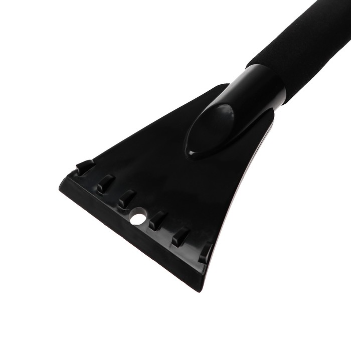 Щетка-сметка TORSO, скребок, телескопическая 69-88 см, мягкая ручка, серый