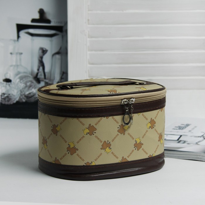 Наборы косметичек 3 в 1 «Бабочки», отдел на молнии, зеркало, цвет жёлтый