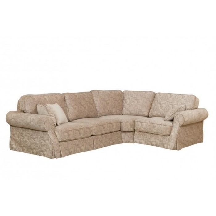 Угловой диван «Окленд» с правым углом, цвет бежевый