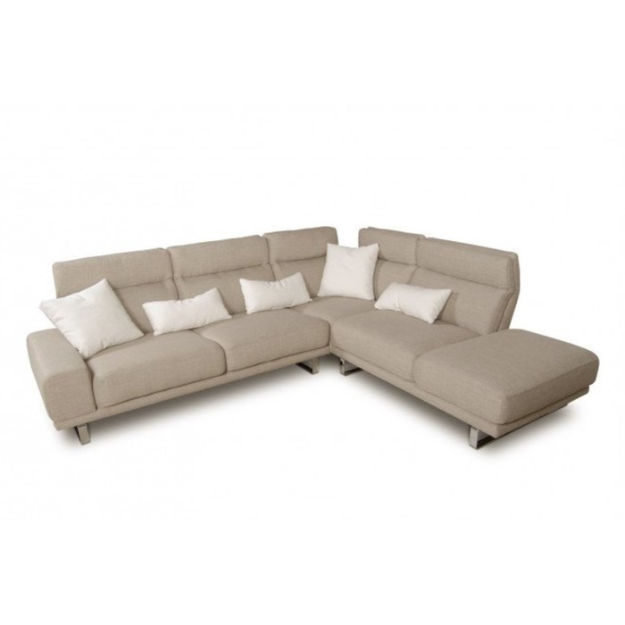 Угловой диван «Пасадена» с правым углом, цвет бежевый