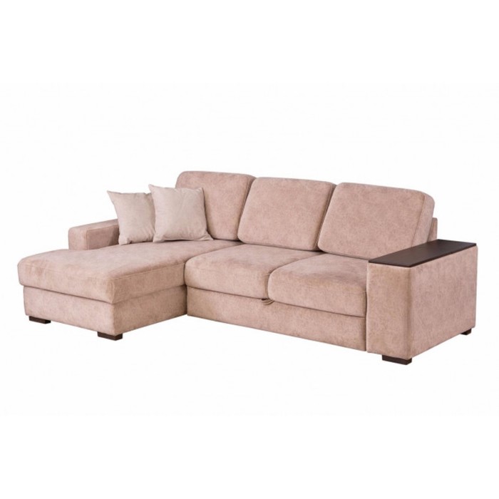 Угловой диван «Уильям» с левым углом, цвет бежевый