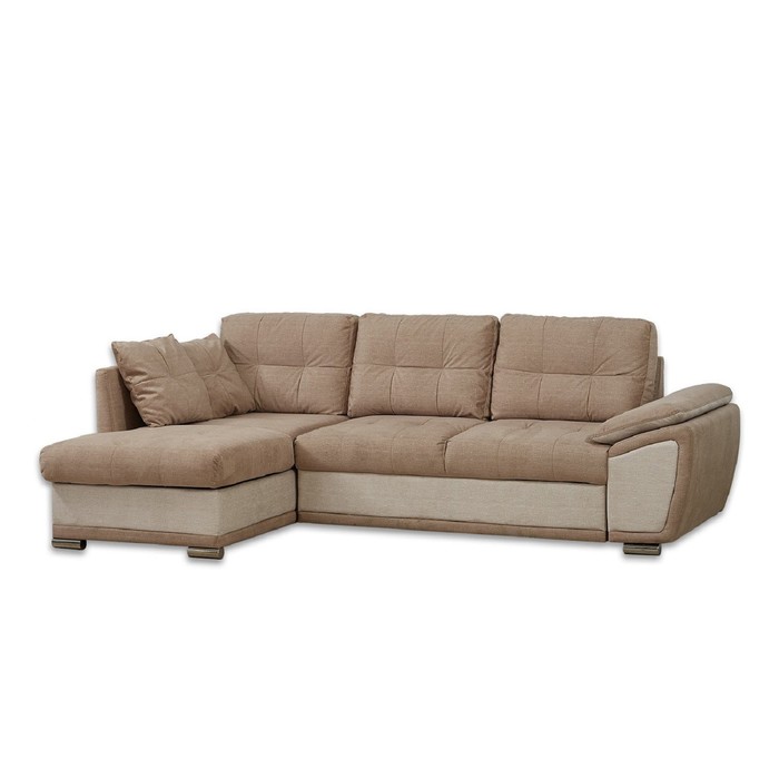 Угловой диван «Риттэр» с левым углом, цвет тёмно-бежевый