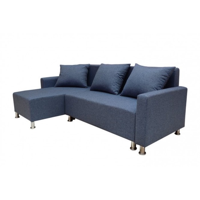Угловой диван «Каир» с универсальным углом, цвет синий