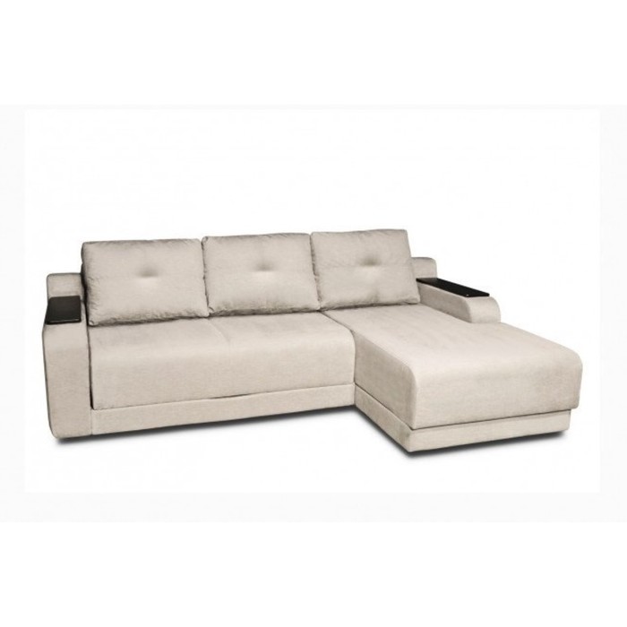 Угловой диван «Сиена» с правым углом, цвет бежевый