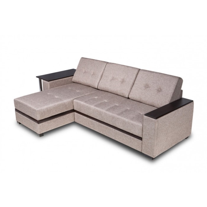 Угловой диван «Вольберг» с универсальным углом, цвет бежевый