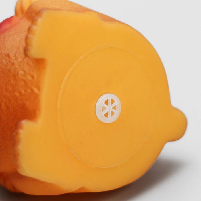 Игрушка пищащая "Моська на косточке", 11,5 см