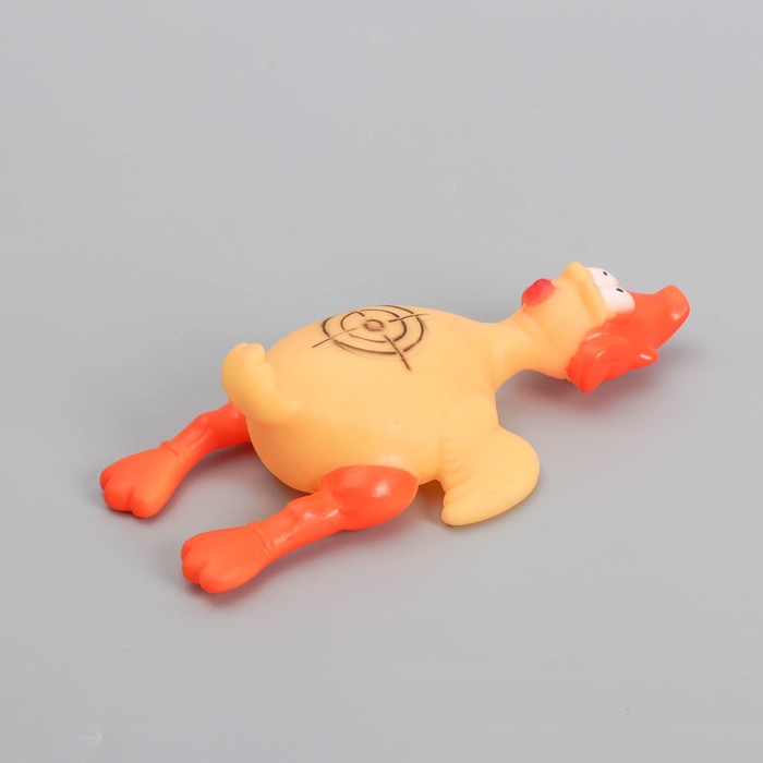 Игрушка пищащая "Утка-цель" большая, 24,5 см