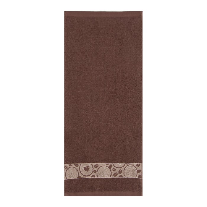 

Полотенце махровое жаккардовое 30х60 см, кофе МИКС, хлопок 100%, 340 г/м2