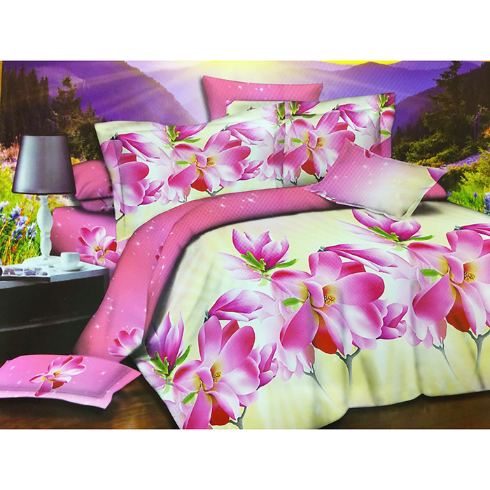 Постельное бельё 2 сп. 5D диз. 5768, 200х215- 1 шт., 175х215 - 1 шт., 70х70 - 2 шт. полипоплин