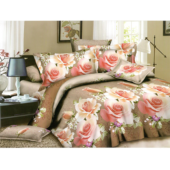 Постельное бельё евро Galla диз.221/11, 220х240, 200х220, 70х70-2 шт., полисатин