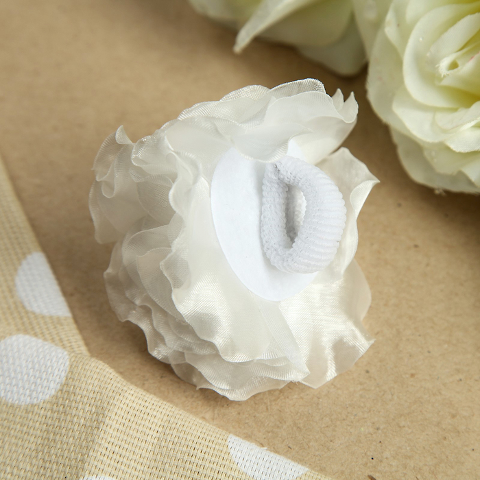 Бант для девочек с резинкой "Лагуна", 8 см, микс