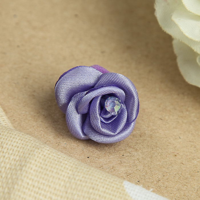 Резинка для волос "Момо", с бусиной, 2 см, микс