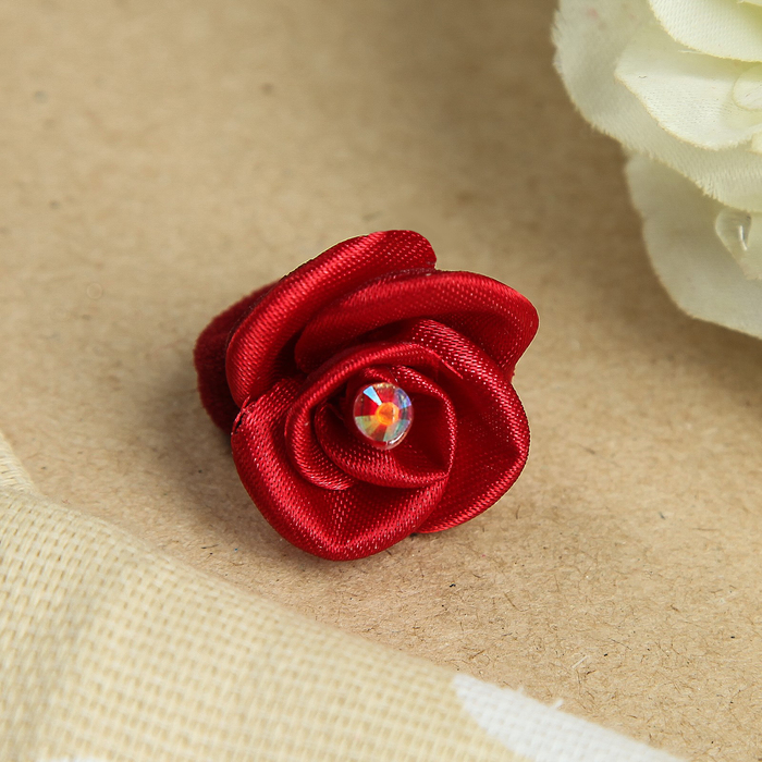 Резинка для волос "Момо", с бусиной, 2 см, микс