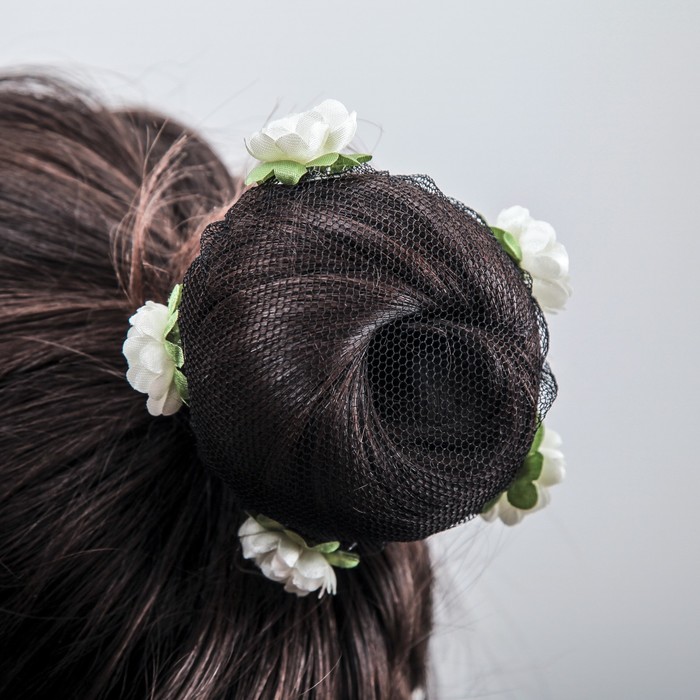 Сеточка для волос "Аманда", 10 см, микс