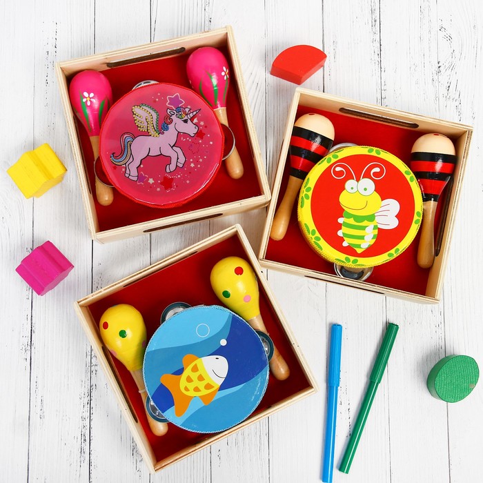 "Музыкальные инструменты", набор, МИКС