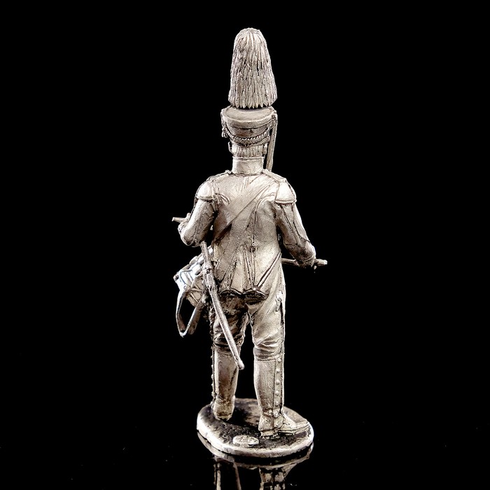Оловянный солдатик "Барабанщик гренадерского взвода батальона Императорской милиции, 1806-18 38805