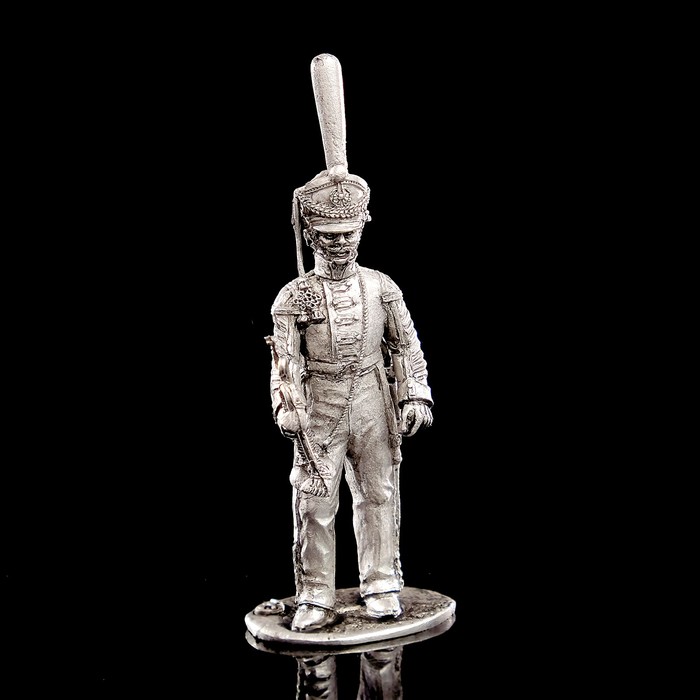 Оловянный солдатик "Трубач конно-егерских полков, 1813-14 гг."