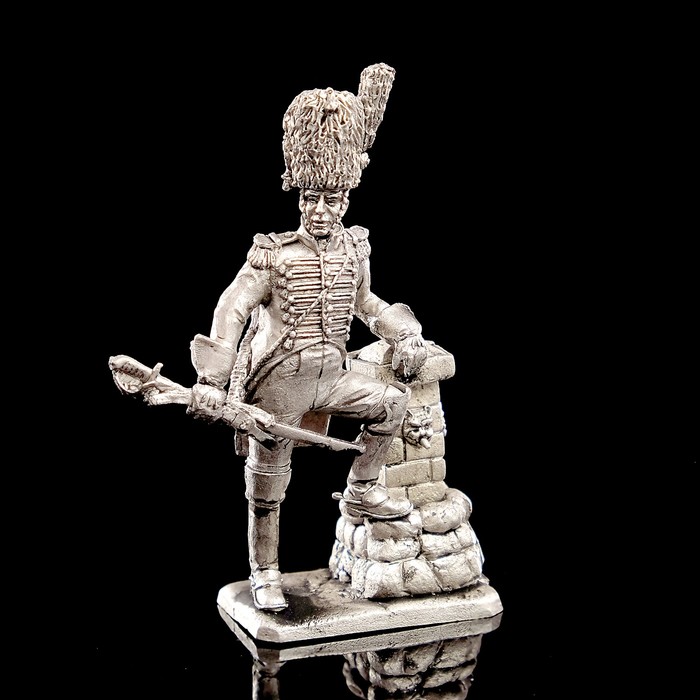 Оловянный солдатик "Трубач первого карабинерного полка 1810 год"