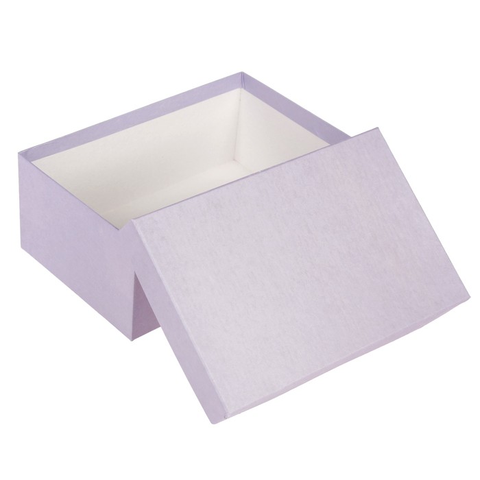 Набор коробок 3в1 "Лиловый однотонный", 23,5 х 15 х 9,5 - 19,5 х 12 х 7,5 см