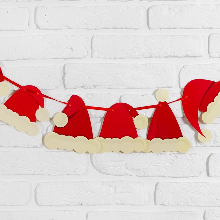 Гирлянда "Колпак Деда Мороза", длина 3 метра