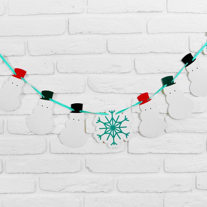 Гирлянда "Снеговик", длина 3 метра