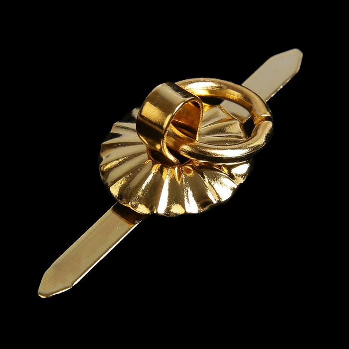 Ручка для шкатулки металл "Молоточек" золото набор 10 шт С183 1,2х1,2 см