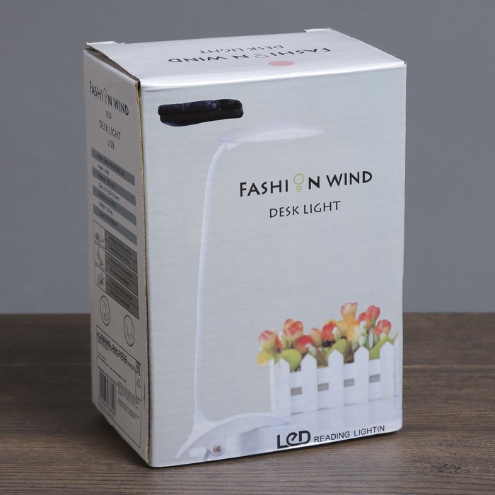 Настольная лампа "Капля розовая" 4LED USB 2,8вт 10х15,5х41