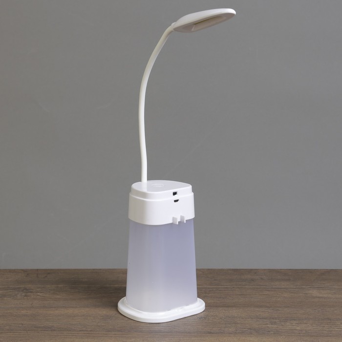 Лампа настольная 3 режима "Лампион" LED лента, 3W USB, АКБ МИКС 13х13х48 см