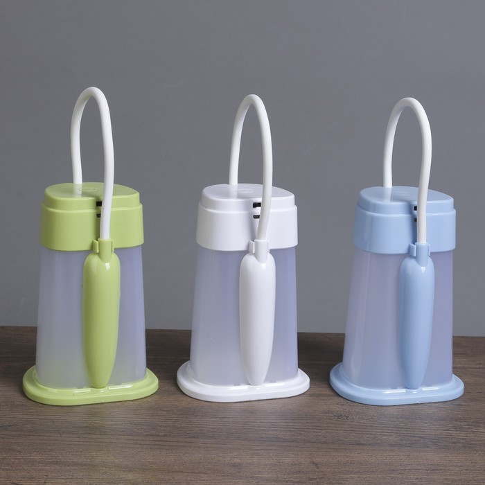 Лампа настольная 3 режима "Лампион" LED лента, 3W USB, АКБ МИКС 13х13х48 см