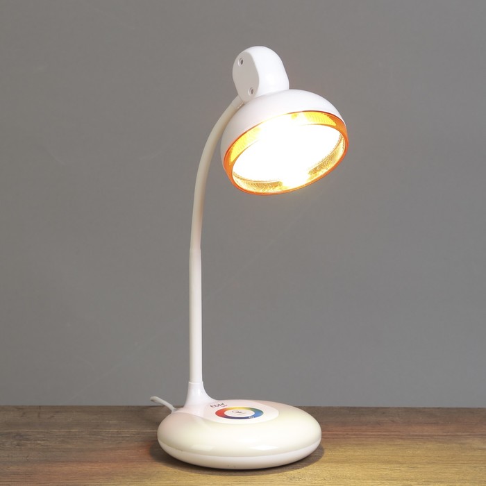 Лампа настольная сенсор 3 режима "Электра" LEDлента 3W, USB, АКБ, меняет цвет 13х13х37 см