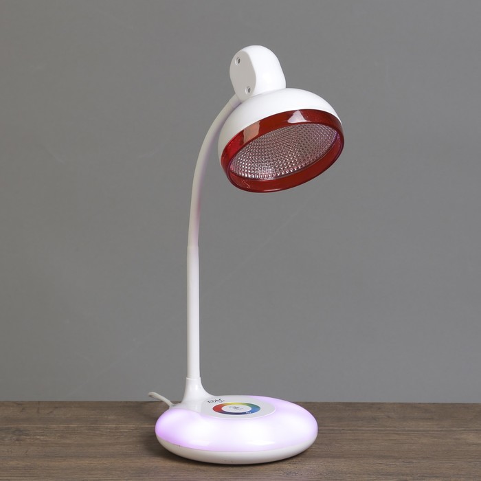 Лампа настольная сенсор 3 режима "Электра" LEDлента 3W, USB, АКБ, меняет цвет 13х13х37 см