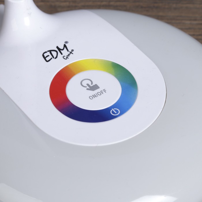 Лампа настольная сенсор 3 режима "Электра" LEDлента 3W, USB, АКБ, меняет цвет 13х13х37 см