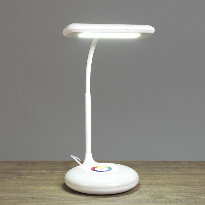 Лампа настольная сенсор 3 режима "Электра" LEDх33 3W, USB, АКБ, меняет цвет 13х16х32 см