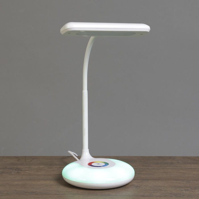 Лампа настольная сенсор 3 режима "Электра" LEDх33 3W, USB, АКБ, меняет цвет 13х16х32 см
