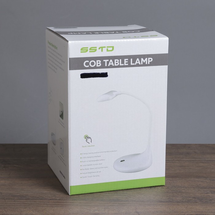 Лампа настольная сенсор 3 режима "Электра" LEDх33 3W, USB, АКБ, меняет цвет 13х16х32 см