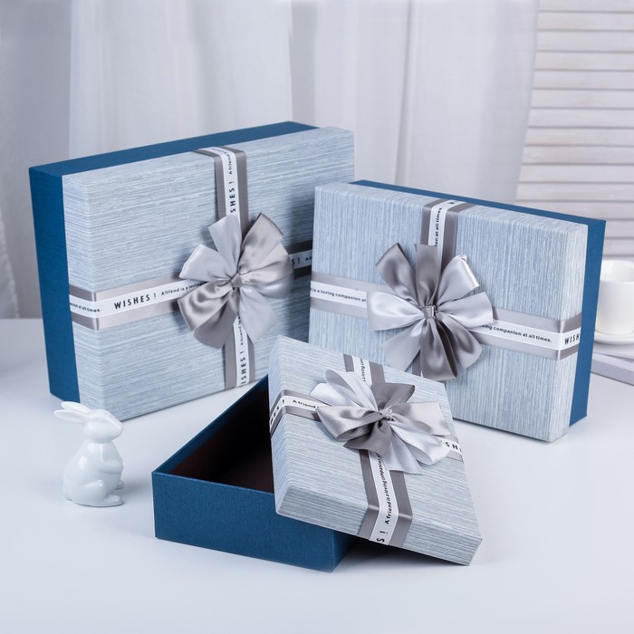 Набор коробок 3в1, 33,5 х 25 х 11,5 - 24,5 х 17 х 6,5 см